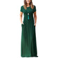Women's Simple Solid Color Floor-length Dress