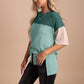 Women’s Trendy Color Block Loose Fit Top