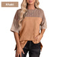 Women’s Trendy Color Block Loose Fit Top