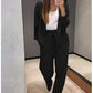 🎁 free shipping🔥Women's Knitted Buttoned Jacket and Pants Two-piece Set