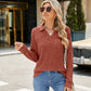 free shipping📦Women's Collared V-Neck Sweater