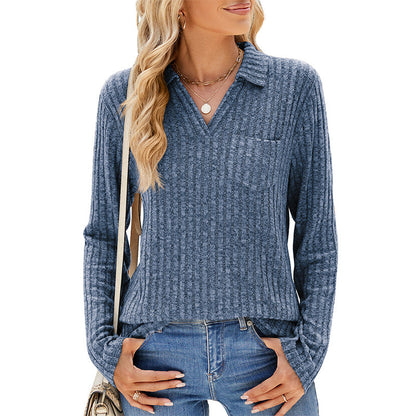 free shipping📦Women's Collared V-Neck Sweater