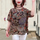 Women's Printed Casual Loose Blouse