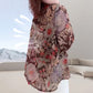 Women's Printed Casual Loose Blouse