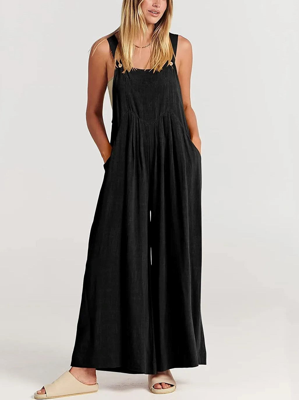 ⏳Time-limited Special⏰Plus Size Wide Leg Overalls Jumpsuit