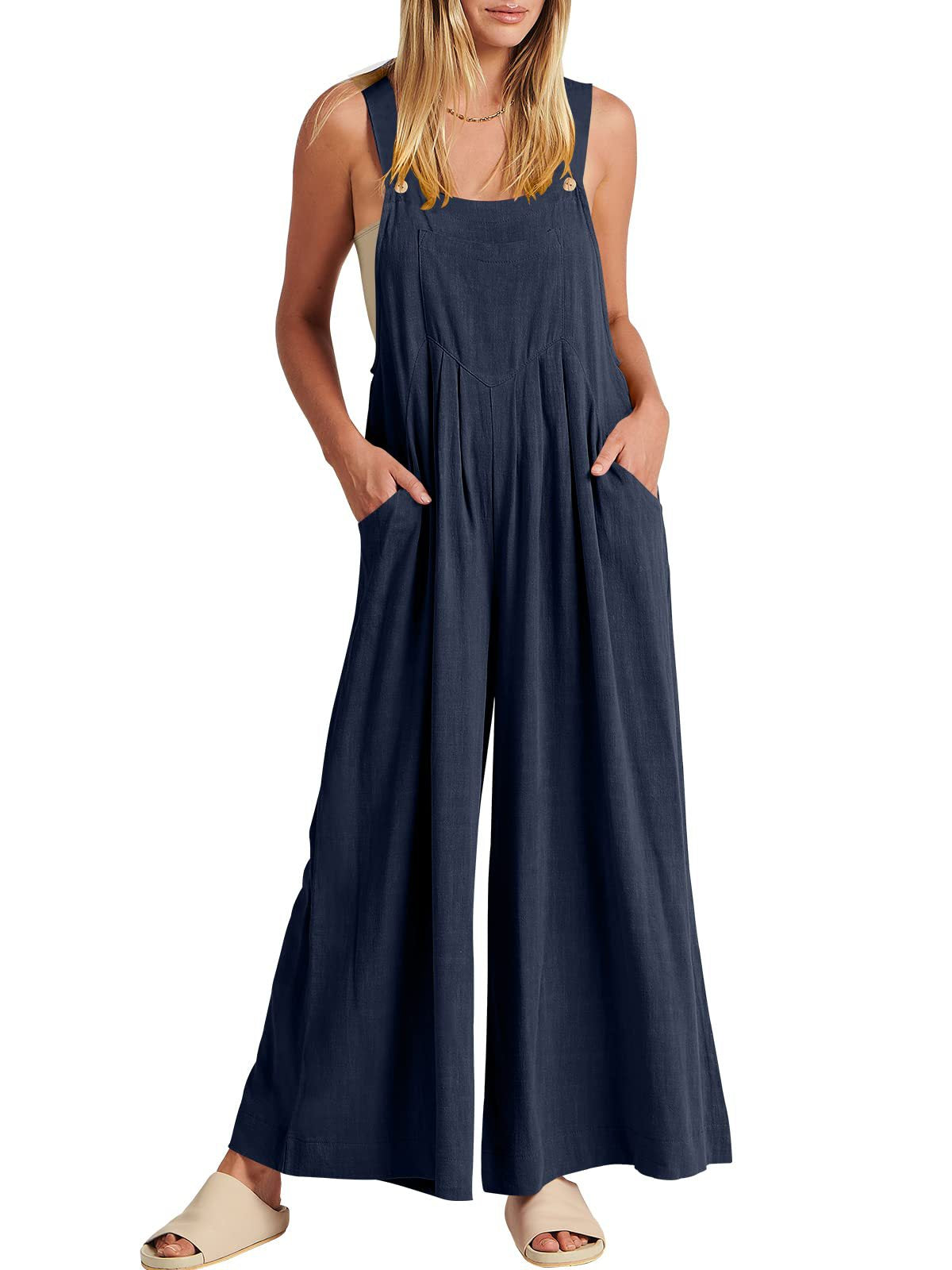 ⏳Time-limited Special⏰Plus Size Wide Leg Overalls Jumpsuit