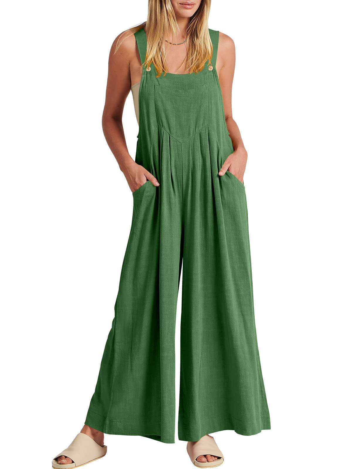 ⏳Time-limited Special⏰Plus Size Wide Leg Overalls Jumpsuit