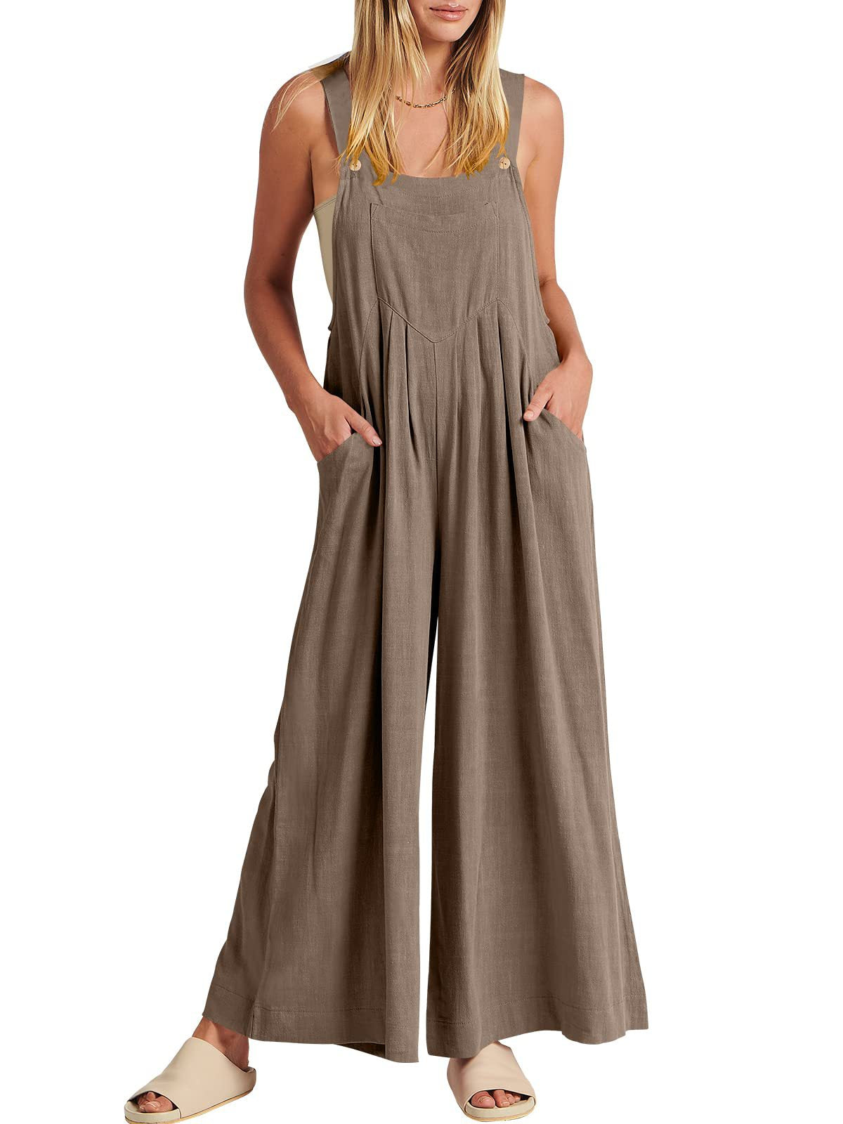 ⏳Time-limited Special⏰Plus Size Wide Leg Overalls Jumpsuit
