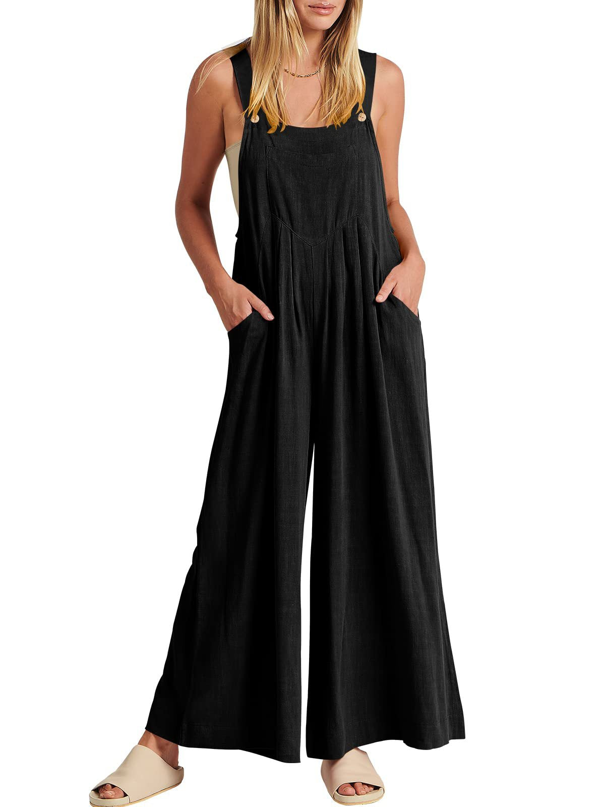 ⏳Time-limited Special⏰Plus Size Wide Leg Overalls Jumpsuit