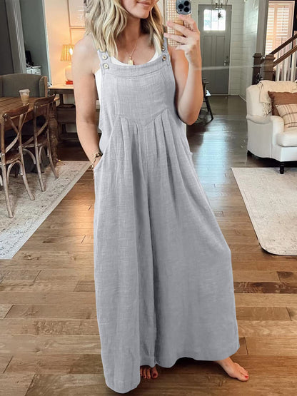⏳Time-limited Special⏰Plus Size Wide Leg Overalls Jumpsuit
