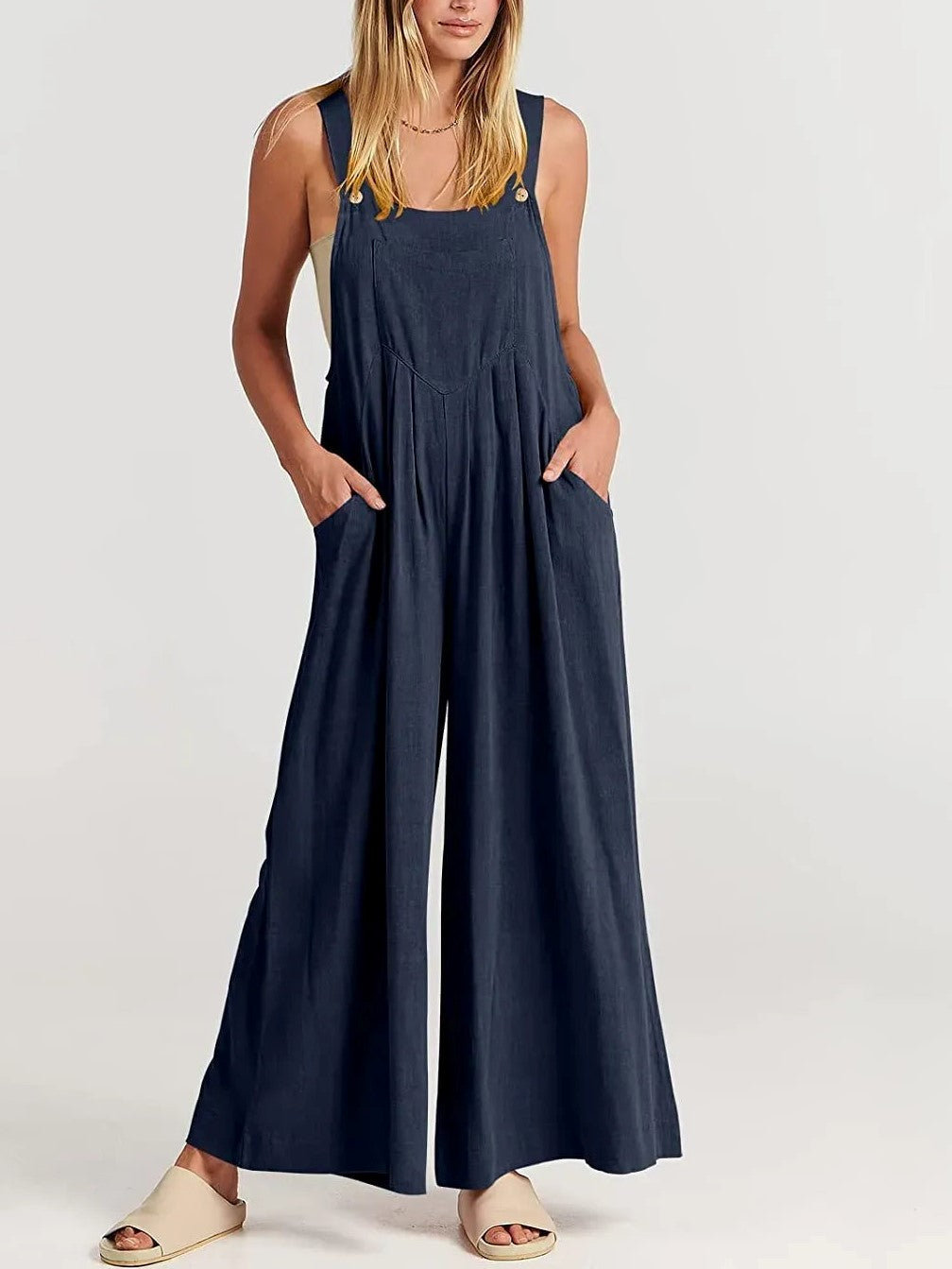 ⏳Time-limited Special⏰Plus Size Wide Leg Overalls Jumpsuit