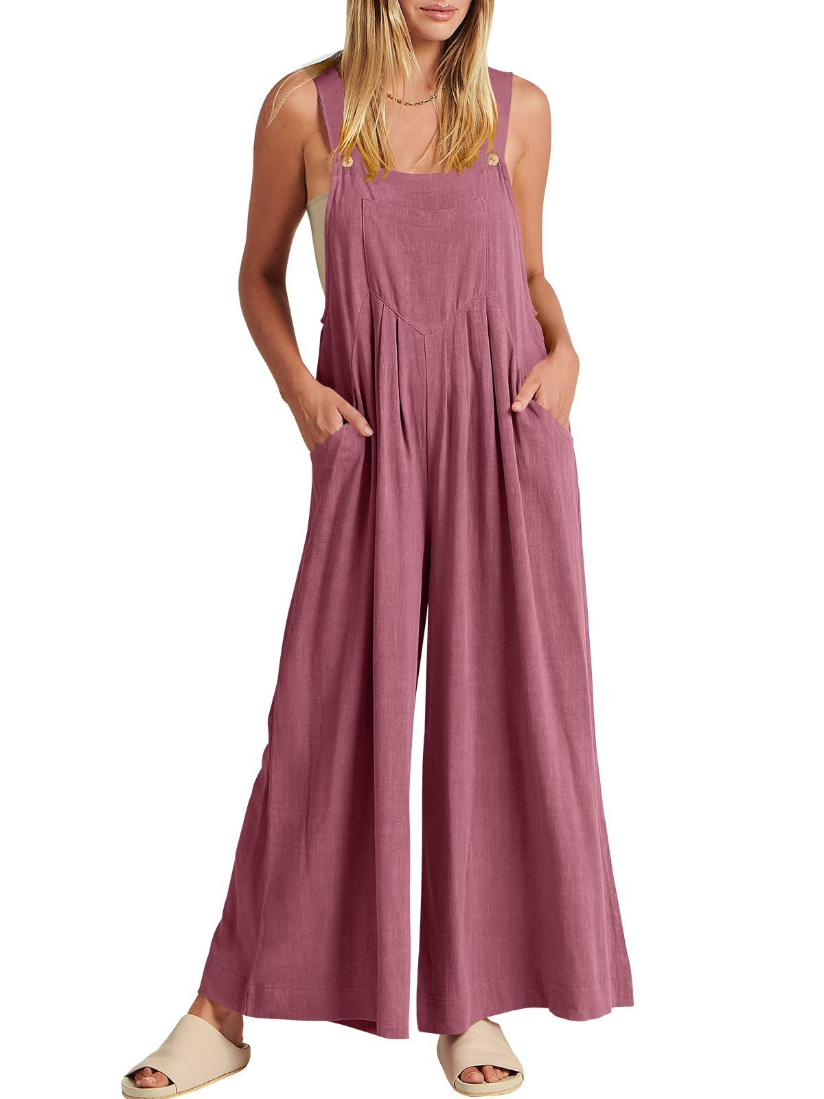 ⏳Time-limited Special⏰Plus Size Wide Leg Overalls Jumpsuit