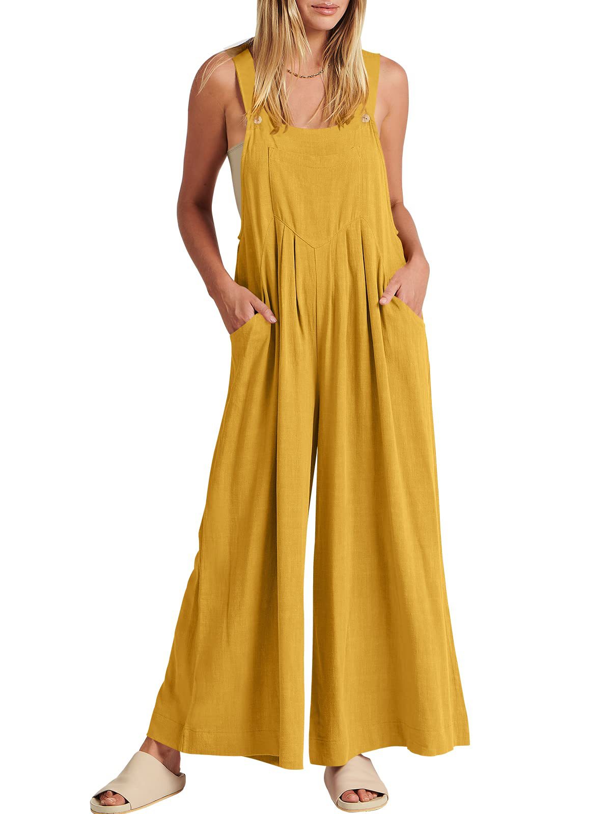 ⏳Time-limited Special⏰Plus Size Wide Leg Overalls Jumpsuit