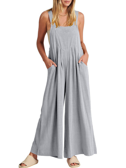 ⏳Time-limited Special⏰Plus Size Wide Leg Overalls Jumpsuit
