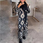 🍂Fall Specials🍂Women’s Bohemian Casual Printed Long-sleeve Dress