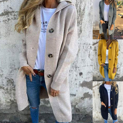 🍂Fall Specials🍂Button-down cardigan with hood for women