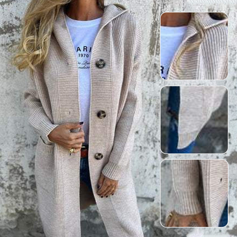 🍂Fall Specials🍂Button-down cardigan with hood for women