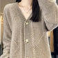 🍂Fall Specials🍂Women's Loose Slouchy Faux Cashmere Button Front Cardigan Sweaters