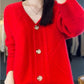 🍂Fall Specials🍂Women's Loose Slouchy Faux Cashmere Button Front Cardigan Sweaters