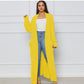 🍂Fall Specials🍂Women's Cable Knit Long Cardigan with Pockets