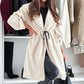 🍂Fall Specials🍂Women’s Trendy Tie Waist Hooded Long Coat