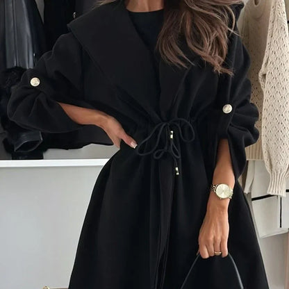 🍂Fall Specials🍂Women’s Trendy Tie Waist Hooded Long Coat