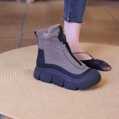 🍂Fall Specials🍂Women's Waterproof Warm Zipper Snow Boots