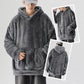 🍂 Seasonal Specials ❄️Men's Thickened Loose Fuzzy Hooded Sweatshirt