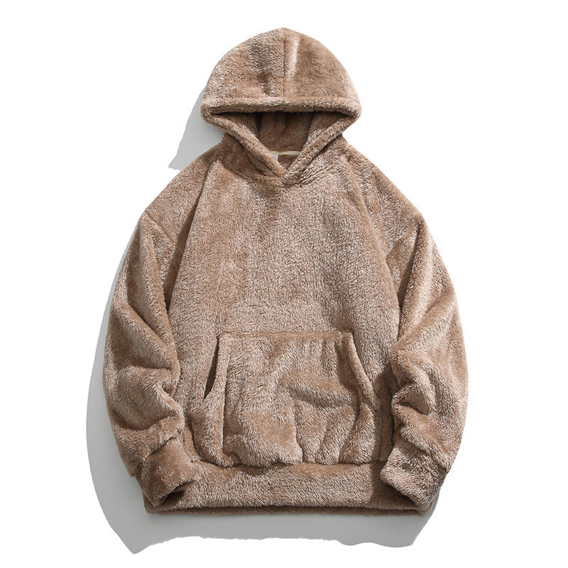 🍂 Seasonal Specials ❄️Men's Thickened Loose Fuzzy Hooded Sweatshirt