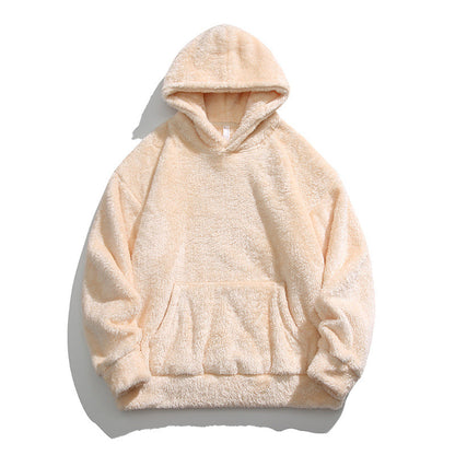 🍂 Seasonal Specials ❄️Men's Thickened Loose Fuzzy Hooded Sweatshirt