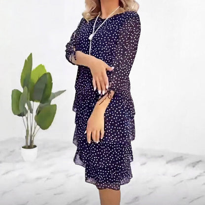 🌸Spring Specials💐 Women's Casual Printed Tiered Layered Swing Dress