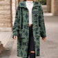 🍂Fall Specials🍂Women's Lapel Print Long-Sleeve Coat