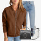 🍂Fall Specials🍂Women's Casual Zippered Jacket