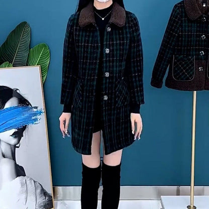 ❄️Winter Specials❄️Women's Plush Thick Mid Length Jacket Coat💖FREE SHIPPING