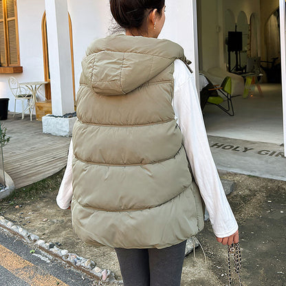 ❄️Winter-Specials❄️Women's Thickened Medium-Length Hooded Vest