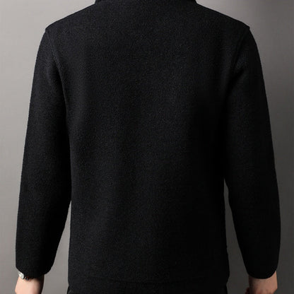 ❄️Winter Specials❄️Men's Trendy Solid Color Lapel Short Coat