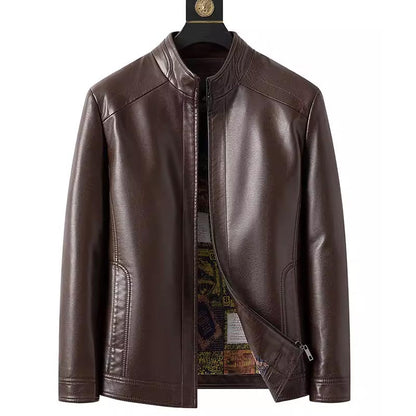 ❄️Winter Specials❄️ Men’s Warm Plush Lining Leather Jacket
