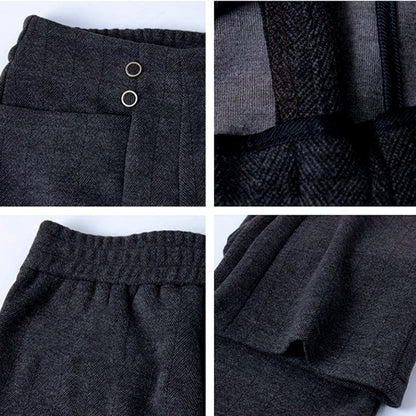 ❄️Winter Specials❄️Women's Thickened Casual Slightly Flared Straight Pants