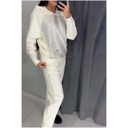 🌸Spring Specials🌸  Women's Hooded Sweatshirt and Cuffed Joggers (2-Piece Set)