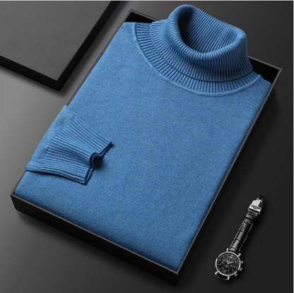 ⏳Limited-time 50% off⏰Men's Solid Color Premium Turtleneck Sweater👔