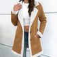 ❄️Winter-Specials❄️Women’s Mid-length Button-down Lapel Collar Coat with Sherpa Lining