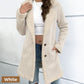 ❄️Winter-Specials❄️Women’s Mid-length Button-down Lapel Collar Coat with Sherpa Lining