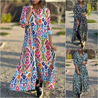 🌸Spring Specials🌸 Women’s Lapel Long Sleeve Floral Dress