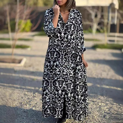 🌸Spring Specials🌸 Women’s Lapel Long Sleeve Floral Dress