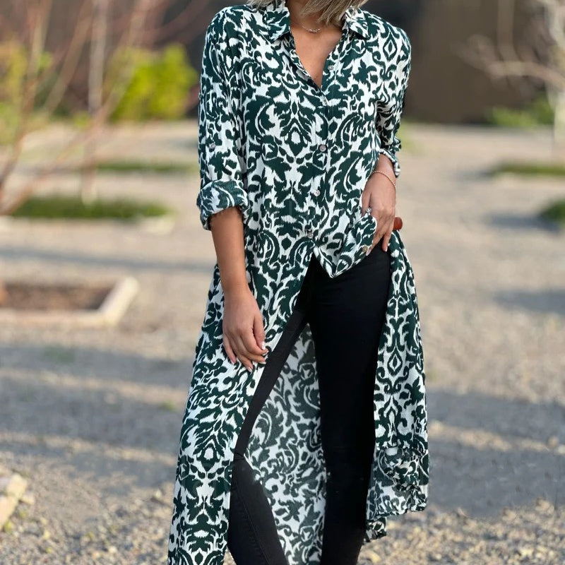 🌸Spring Specials🌸 Women’s Lapel Long Sleeve Floral Dress