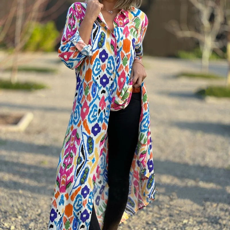 🌸Spring Specials🌸 Women’s Lapel Long Sleeve Floral Dress