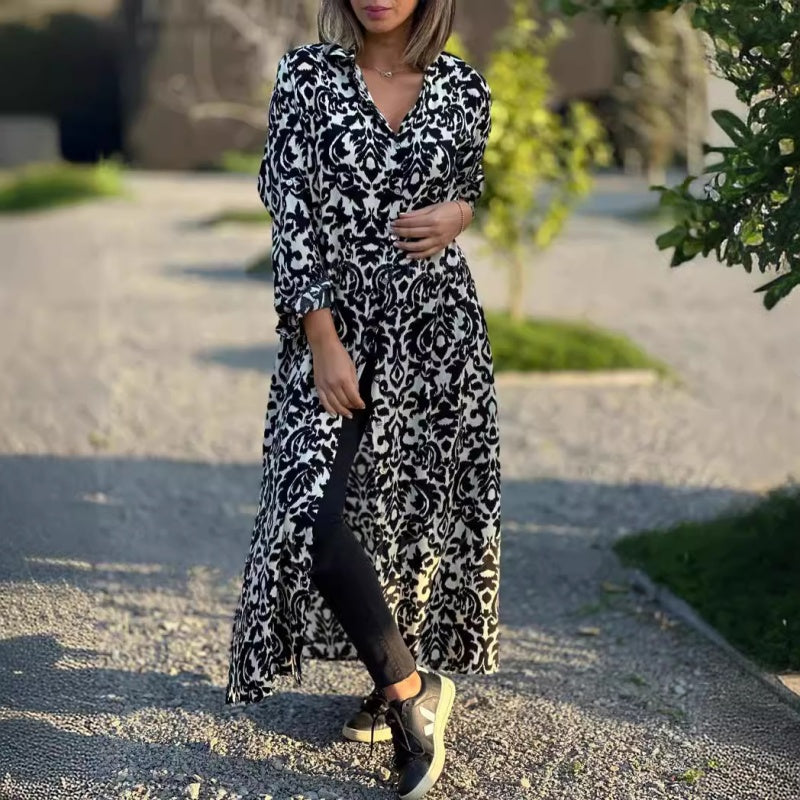 🌸Spring Specials🌸 Women’s Lapel Long Sleeve Floral Dress