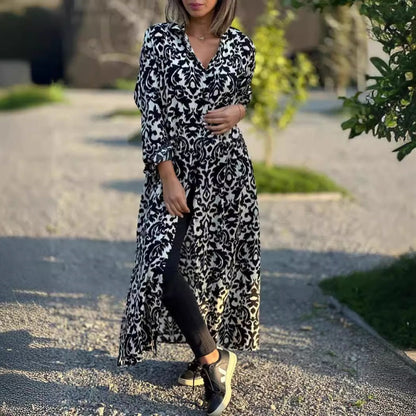 🌸Spring Specials🌸 Women’s Lapel Long Sleeve Floral Dress