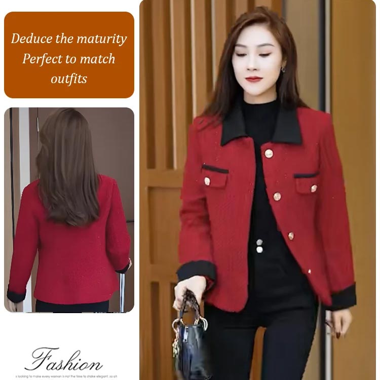 ❄️Winter Specials❄️ Fashionable and Elegant Short Tweed Jacket