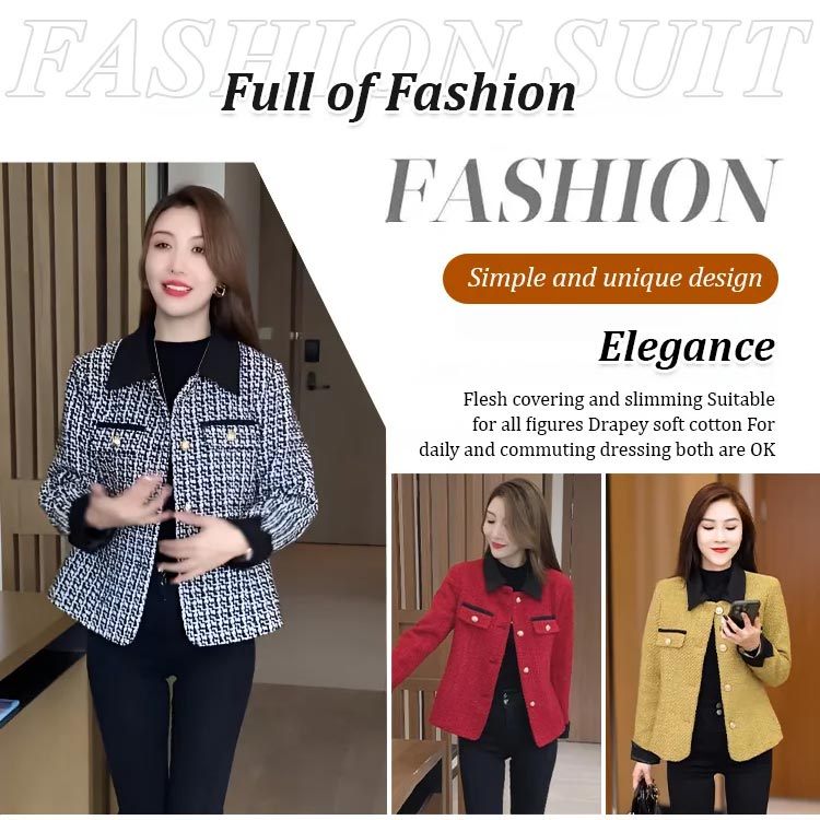 ❄️Winter Specials❄️ Fashionable and Elegant Short Tweed Jacket